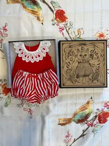 히구치 유코 코하루의 인형 의류 Red 스트라이프 코하루