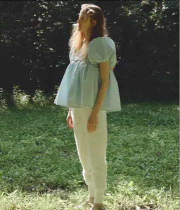 Bibiy EMILY PUFF TOP 블루