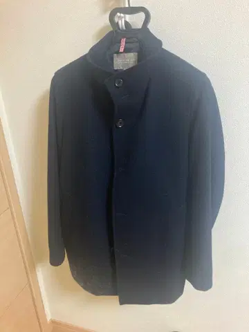 네이비 울 피코트