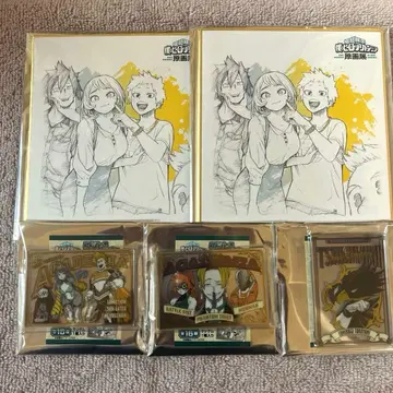 나의 히어로 아카데미아 원화전 바브 거울풍 아크릴 스티커 색지 컬렉션