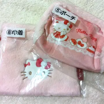 산리오 복권 헬로키티 파우치와 복조리 2개 세트