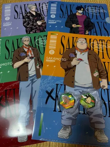 SAKAMOTO DAYS 쿠라스시 클리어 파일 4장 세트 사카모토 데이즈