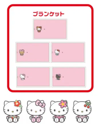 헬로키티 담요
