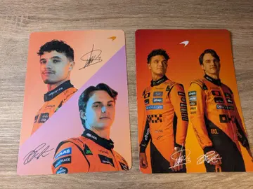 2024, 2025 McLaren 카드 세트