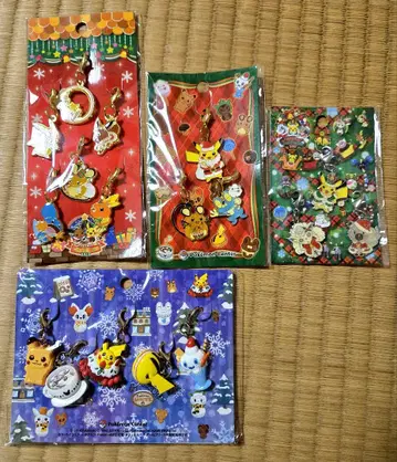 포켓몬 센터 오리지널 크리스마스 참 세트