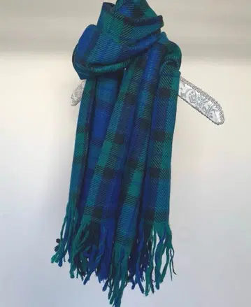 [ 미사용 ] 울 대형 스톨 머플러 무릎 담요