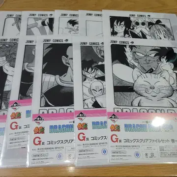 제일복권 드래곤볼 40th G상 코믹스 클리어 파일 10장 세트