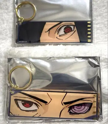 우치하 마다라 우치하 오비토 박입 아크릴 빅 택 안구 Ver. 2점 세트