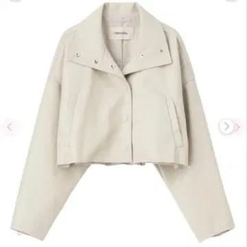 COCODEAL 아우터 페이크 가죽 자켓