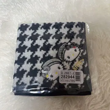 쁘띠 타월 흑백 걸리시 쌍둥이 코디 핸드 타월