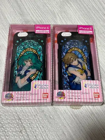세일러 우라노스 세일러 넵튠 iPhone 6 케이스 2개 세트