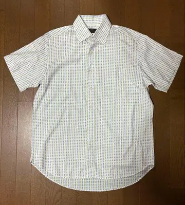 ETRO 에트로 이탈리아제 직조 패턴 코몬 무늬 반팔 셔츠