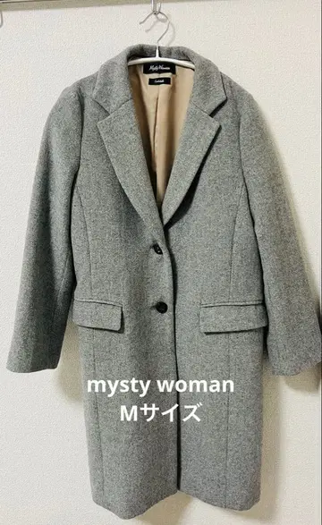 mysty woman 그레이 체스터 코트 M 사이즈