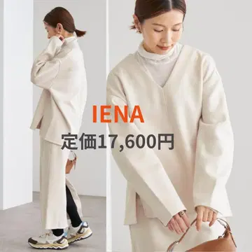 [ IENA ] 24AW 종이상자 V넥 풀오버 아이보리 FREE