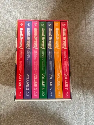 뱅드림 블루레이 amazon 한정판 7권 세트