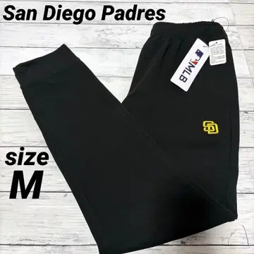새상품 MLB 파드레스 맨투맨 조거 팬츠 남성용 블랙 M