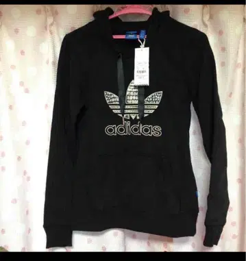 adidas 블랙 후드티