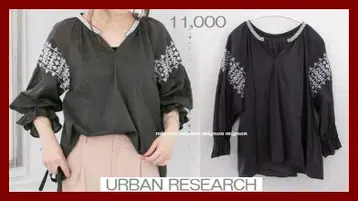 URBAN RESEARCH 어반 리서치 자수 블라우스 스키퍼