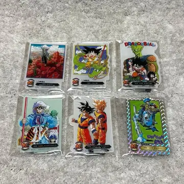 드래곤볼 제일복권 아크릴 6개 세트