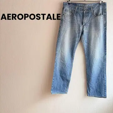 AEROPOSTALE 스트레이트 데님 팬츠 라이트 블루