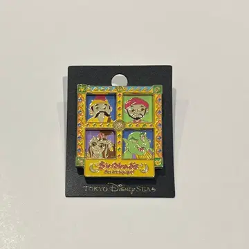 디즈니씨 신밧드 세븐 보야지 핀 배지