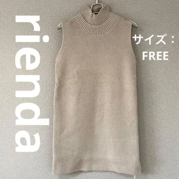 [ 암워머 부착 ] rienda 레이어드 미니 니트 원피스 FREE