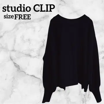 studio CLIP [ FREE ] 니트 블랙