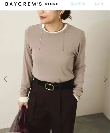 레이온 베어 골지 크루넥 풀오버