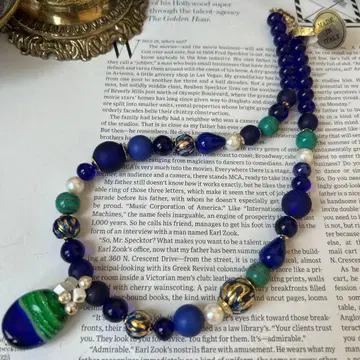 이탈리아제 베네치아 유리 목걸이 330