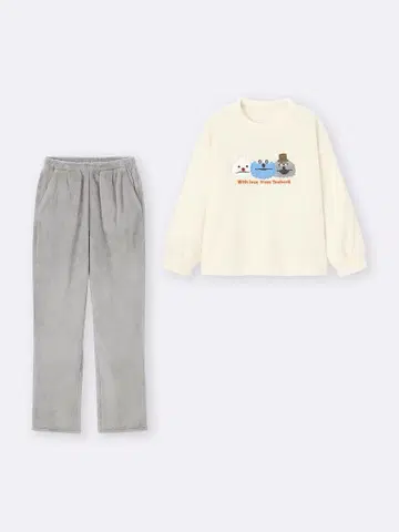 2세트 퍼펫 순순 GU 콜라보 파자마 맨투맨