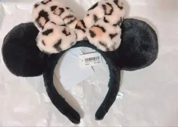 레오파드 무늬 미니 머리띠 디즈니