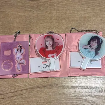 =LOVE 8주년 미니 복권 vol.2 모로하시 사나 아크릴 키링 3개