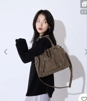 JEANASIS 앤티크 인조 가죽 보스턴