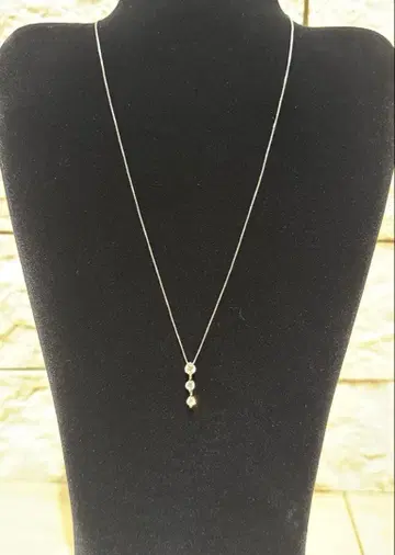 [ 보석 보증서 포함 ] 플라티나 850 다이아몬드 디자인 목걸이