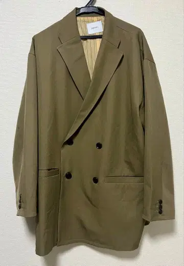 Discoat W 브레스 오버 자켓 베이지 프리 사이즈