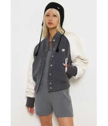 LAGUA GEM LAGUA 로고 스타디움 자켓