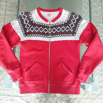 리얼 맥코이 눈꽃 패턴 맨투맨 M