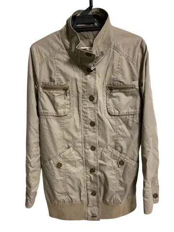 베이지 밀리터리 자켓 점퍼 아우터