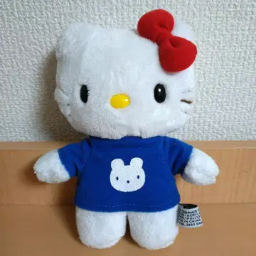 헬로키티 쇼핑 곰 봉제 인형 레어