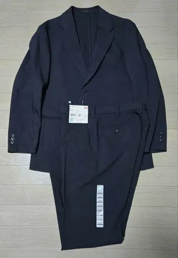 유니클로 커스텀 오더 감동 자켓 셋업 네이비