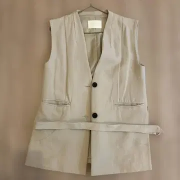 PUBLIC TOKYO 베이지 베스트