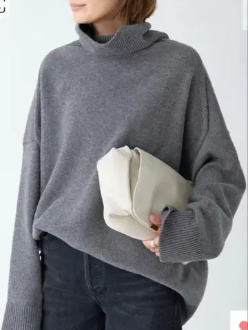 Deuxieme Classe *Aries 터틀넥 풀오버 그레이