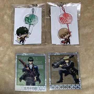 은혼 캐릭터 팝업 스토어 키링 스티커 히지카타 토시로 오키타 소고