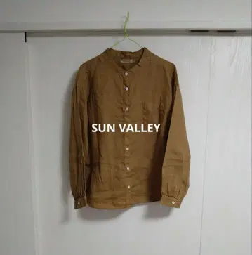 SUN VALLEY 린넨 스탠드 카라 셔츠