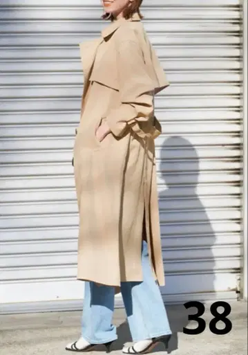 SLOBE IENA 워셔블 트렌치코트 38 베이지 2023SS