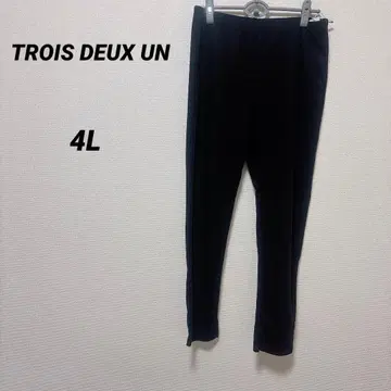 새상품 TROIS DEUX UN [ 4L ] 블랙 레깅스