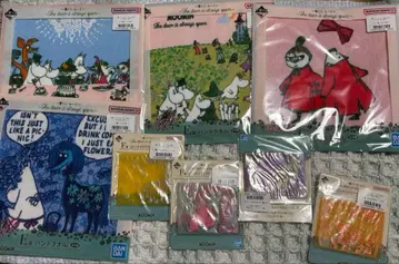 무민 제일복권 핸드 타월 4개 코스터 4개 세트