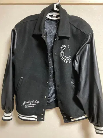 SOMEDIFF 오리지널 로고 바시티 자켓