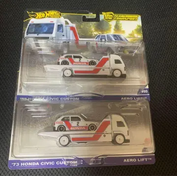 HW 팀 트랜스포트 73 혼다 시빅 커스텀/에어로 리프트 2대
