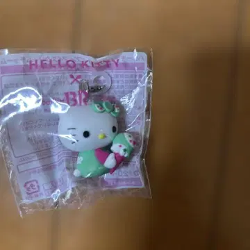 헬로키티 스트랩 핑크와 그린